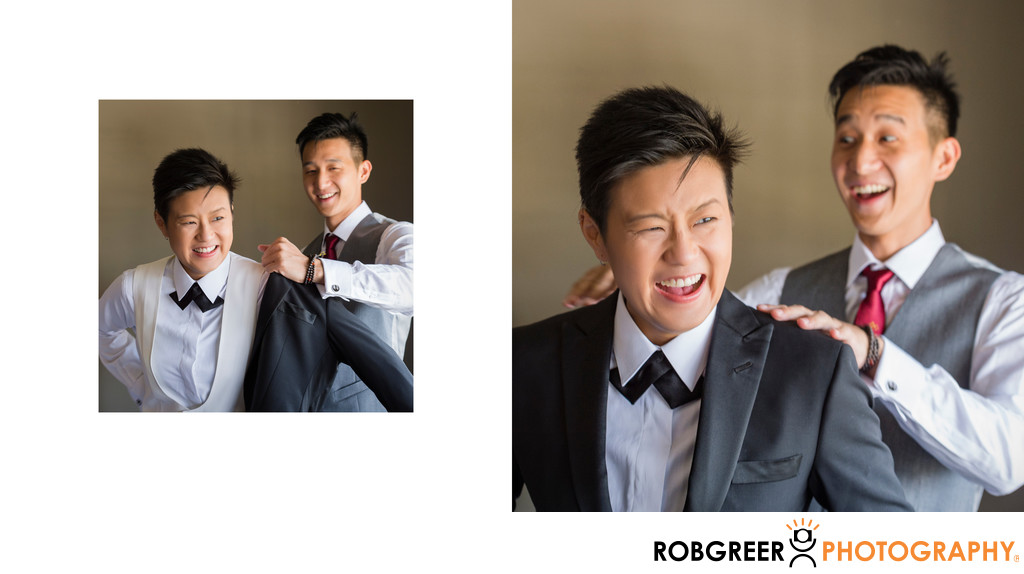 Twin Brothers Help with Bespoke Suit Jacket