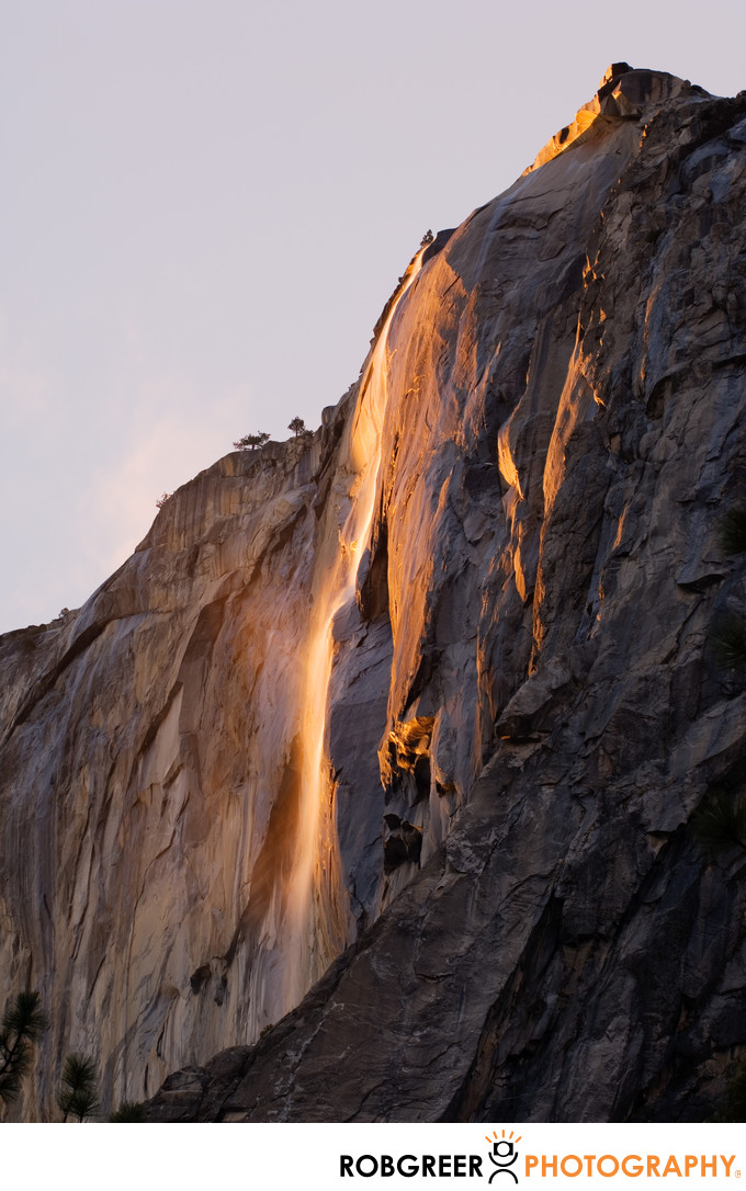 horsetail falls yosemite february photograph robgreer projects