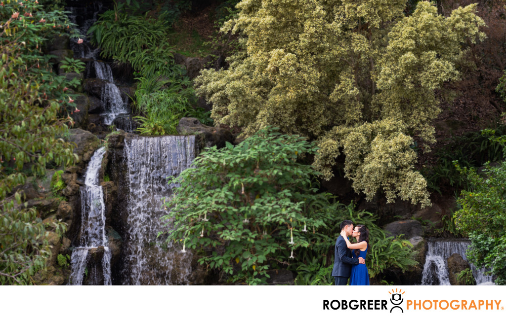 Waterfall Engagement Portraits