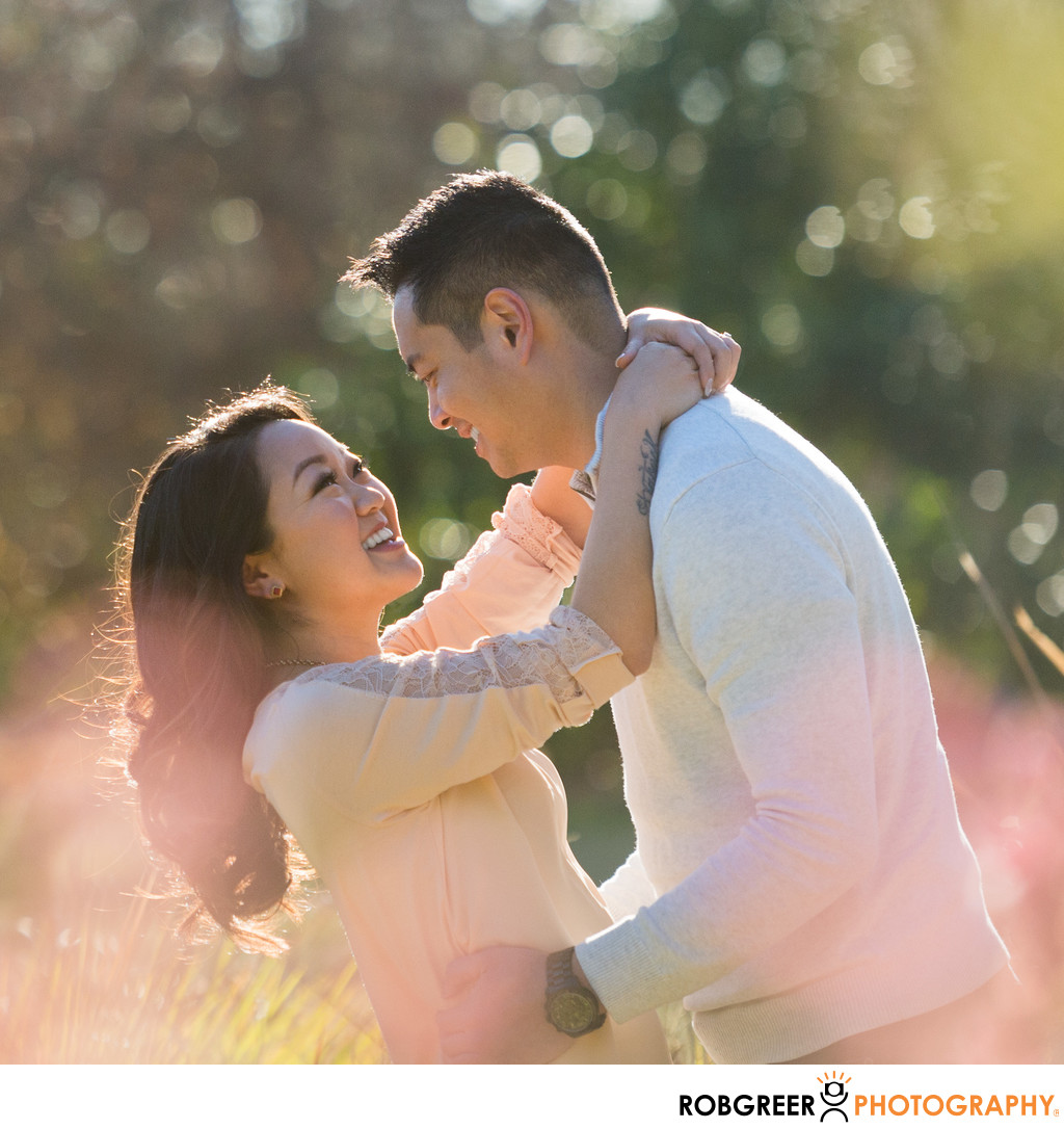 Light & Airy Engaged Couple