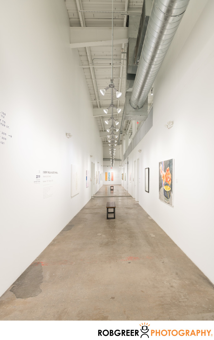 Long Hallway Leading to Studio Mezzenaine