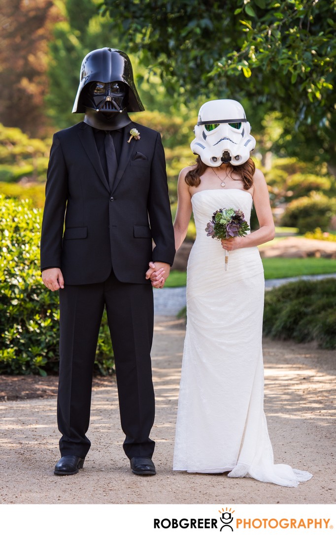 Star Wars Wedding: Vader Groom & Stormtrooper Bride - Houston Wedding
