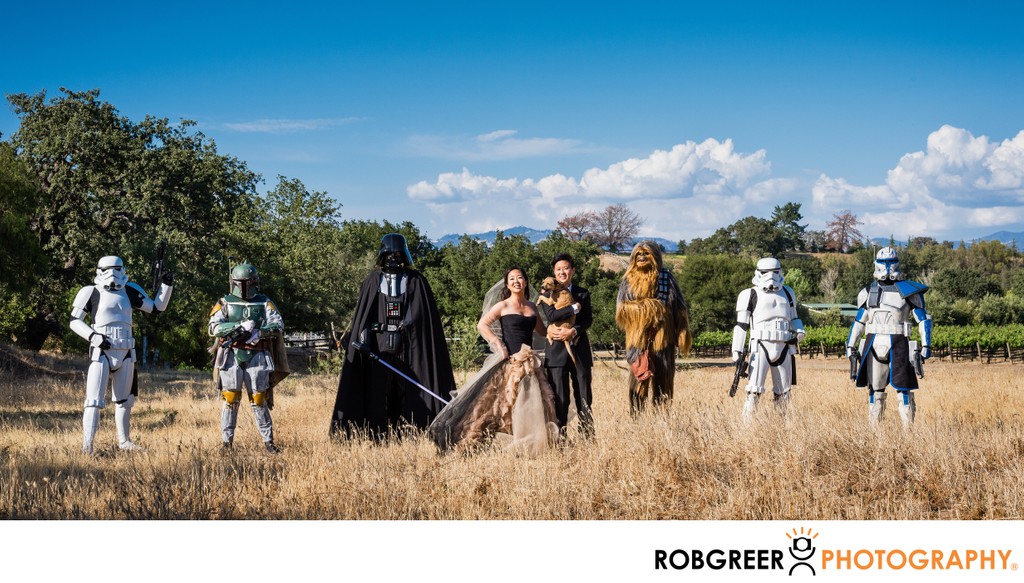 Theme Wedding: Star Wars Characters