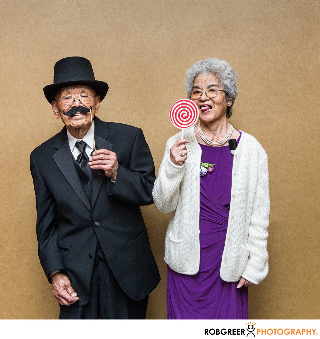 Quirky Groom's Grandparents