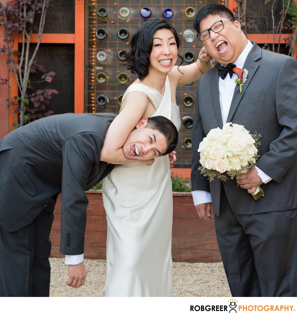 Bride Teases Brothers: Family