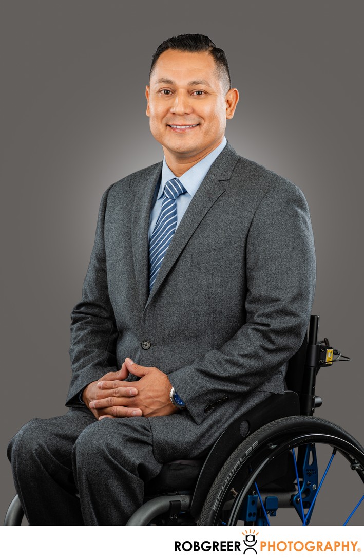 Male Wheelchair Headshot - Houston Headshot Photography - Rob Greer ...