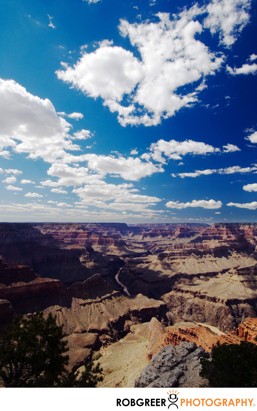 Cloudy Day Trail into Grand Canyon