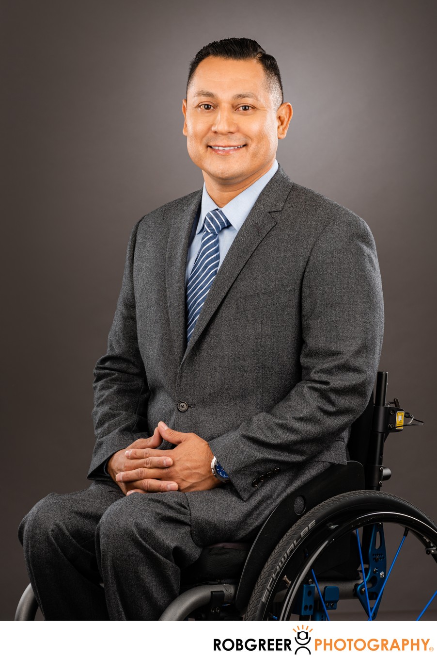 Male Wheelchair Headshot