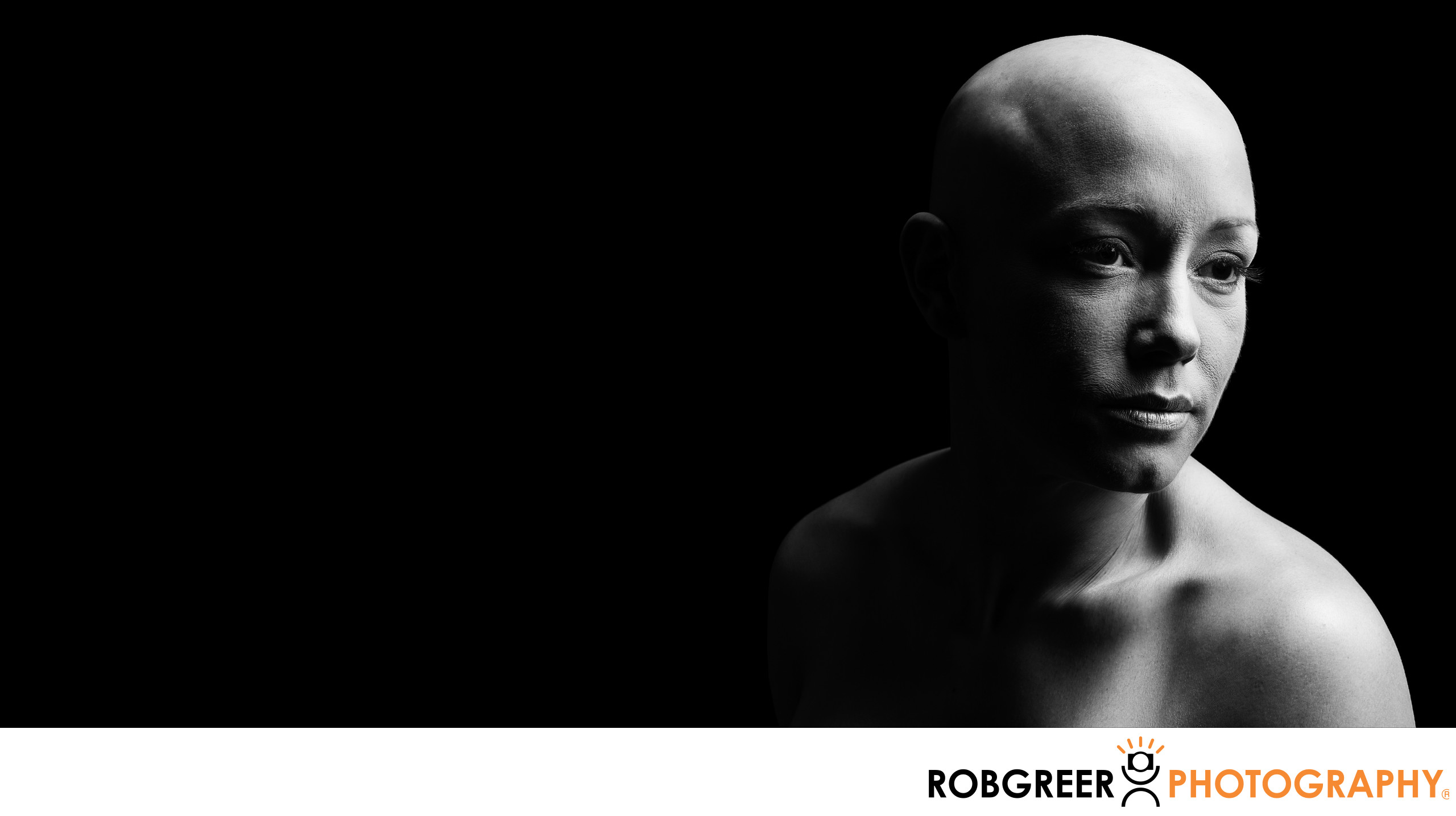 Chiaroscuro Portrait of Double Mastectomy Patient - Double Mastectomy