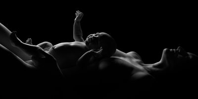 Ninth Visit - Pregnancy - Supine Fine Art Nude
