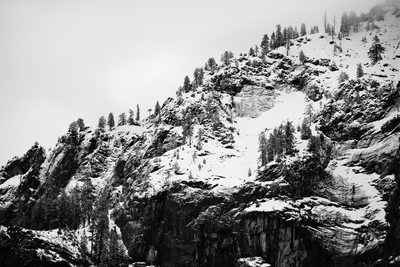 Rugged Mountaintop during Yosemite Winter