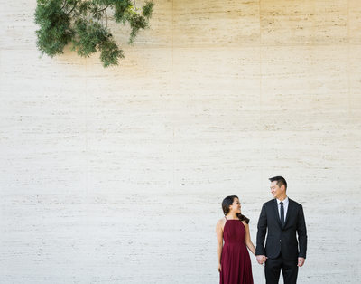 Negative Space & Engaged Couple