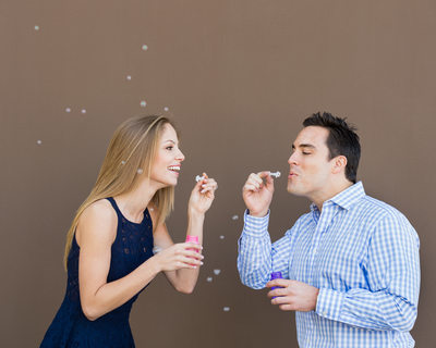 Engaged Couple Portrait Simplicity