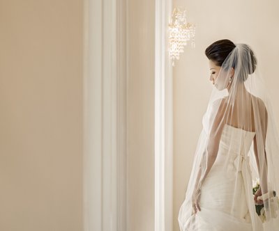 Indoor Bridal Portrait: Window Light