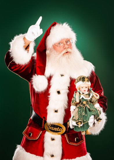 Santa's Christmas Headshot