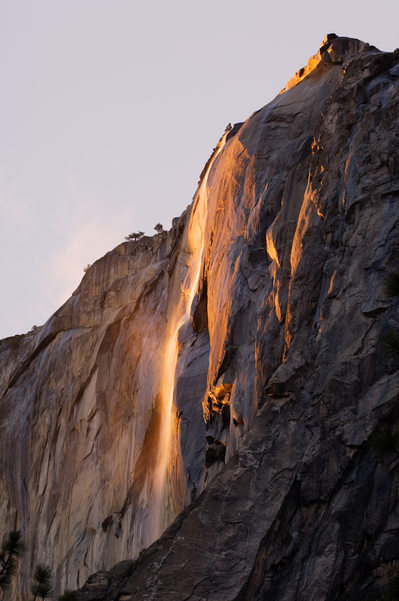 Best February Horsetail Falls Photograph in Yosemite